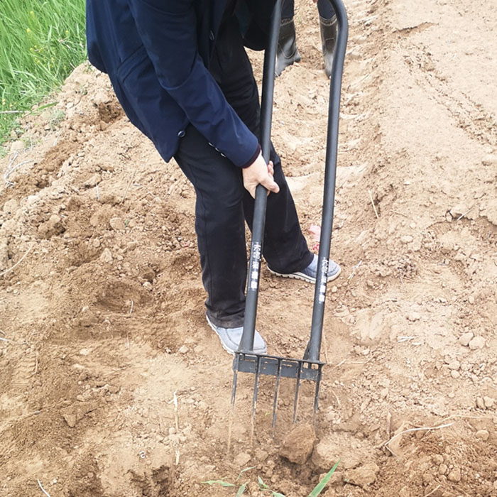 Ripper tools Artificial earth-turning god multi-function manganese steel rake Outdoor wasteland planting Agricultural earth-turning fork hoe