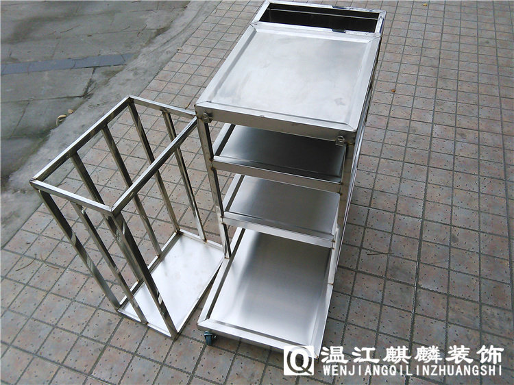 Stainless Steel Trolley Custom Multifunction Service Car Combined Collection Bowl car Dining Car Trolley Mobile Hotel