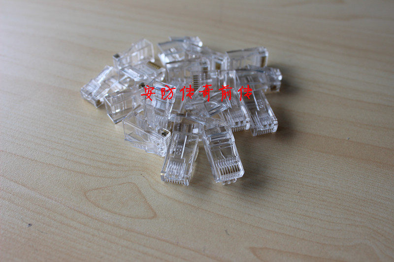 Camera network crystal head eight core 8P8C crystal head COB crystal head high quality RJ45 network crystal head
