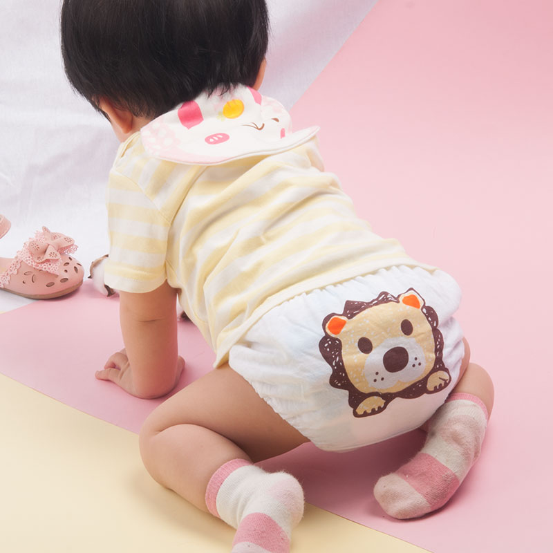 Baby Briefs Triangle Pure Cotton 1-2-3-5-7 Year Old Girl 4 Boys Baby Boy No Clip Pp Thin Bread Pants