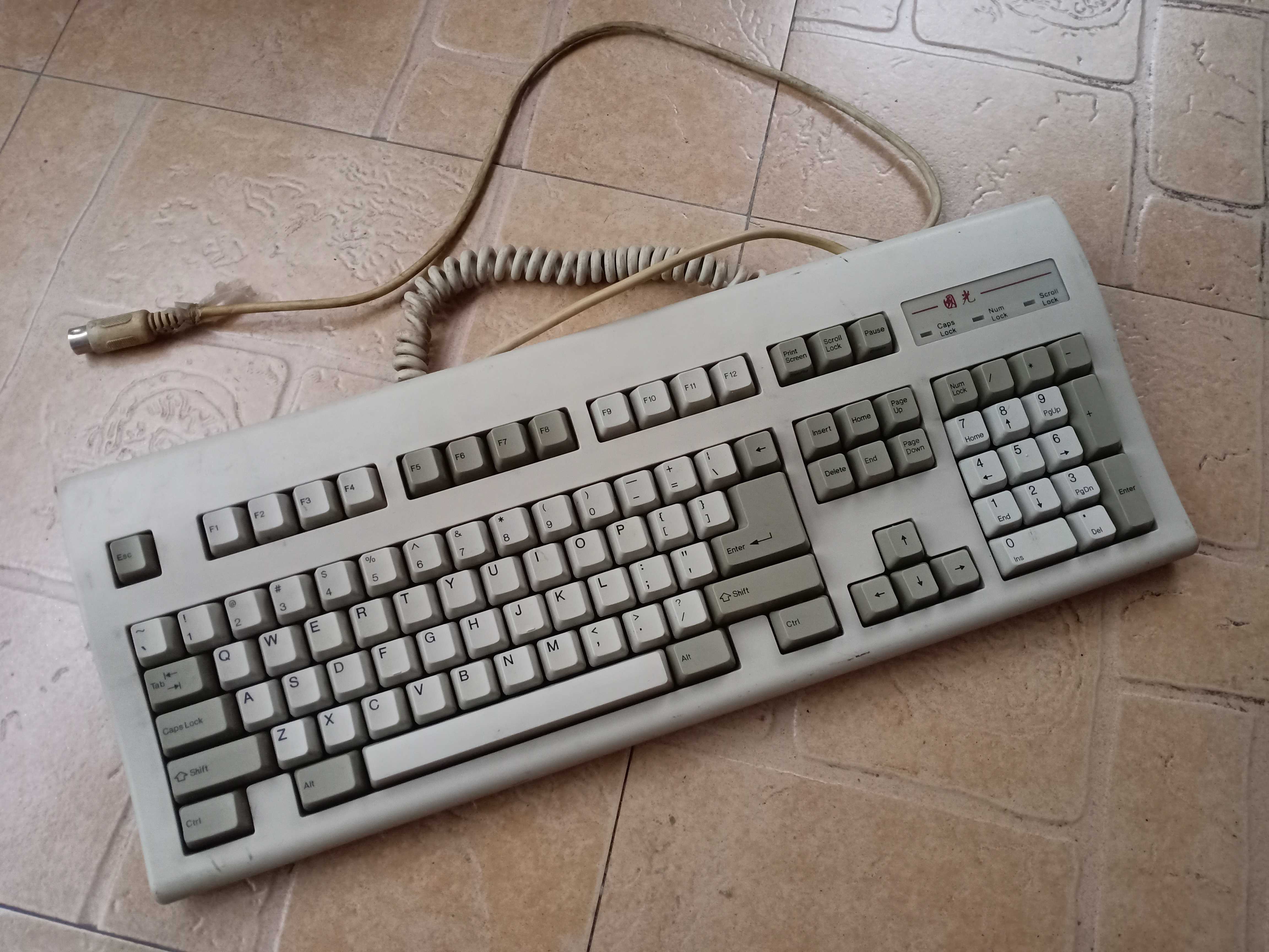 Machine keyboard. Machine keyboard