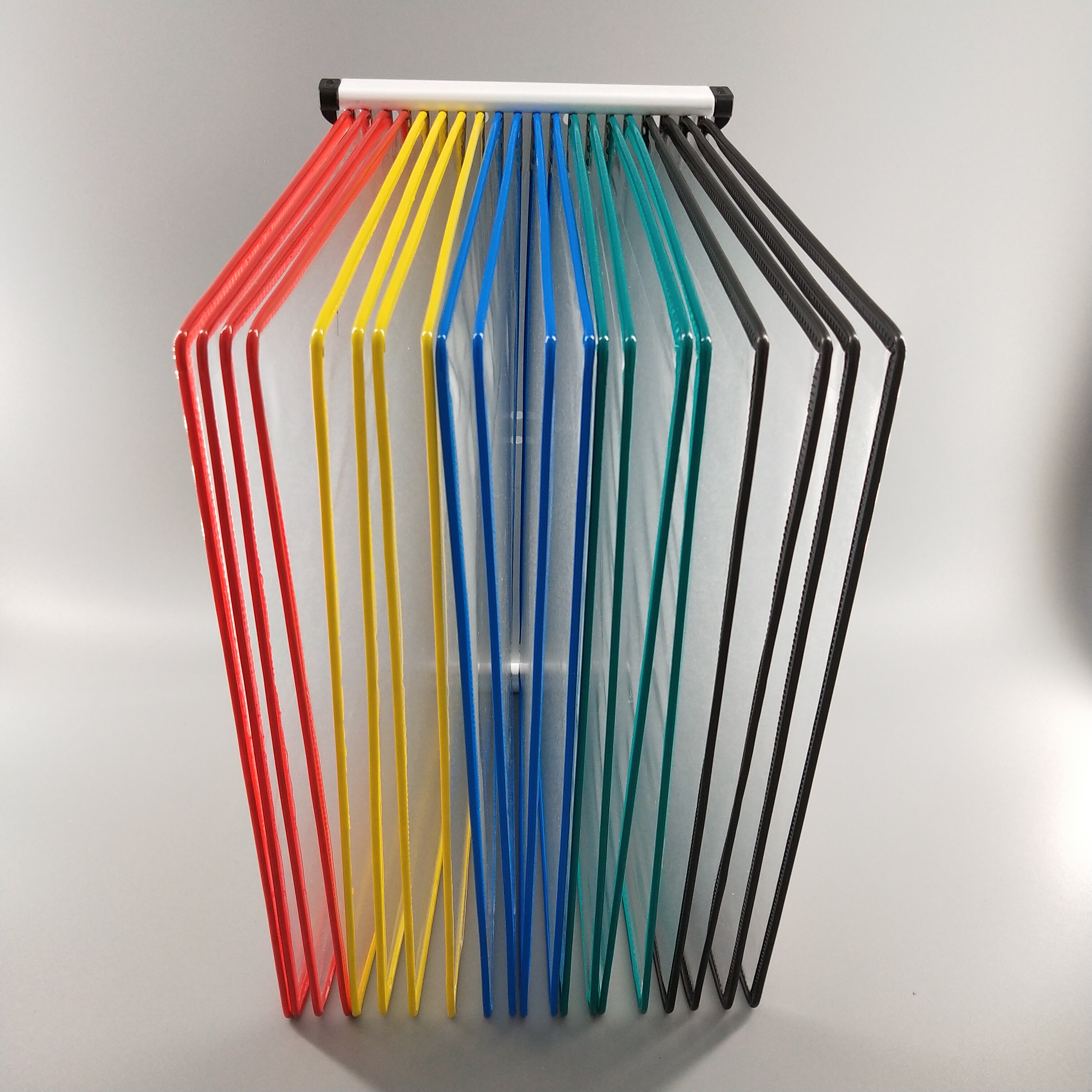 Dongpu page-turning file rack wall-mounted page-turning advertising display card station binder graphic information rack