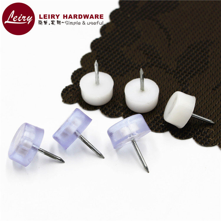 Mute furniture anchor nails thickened 1CM transparent PVC moisture-proof non-slip table and chair anchor nails table and chair bedside table anchor nails