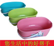 Mop Bucket Thickened Large mop Mop Bucket Toilet Mop Plastic Drain Rack Mop Bucket Rectangular Bucket
