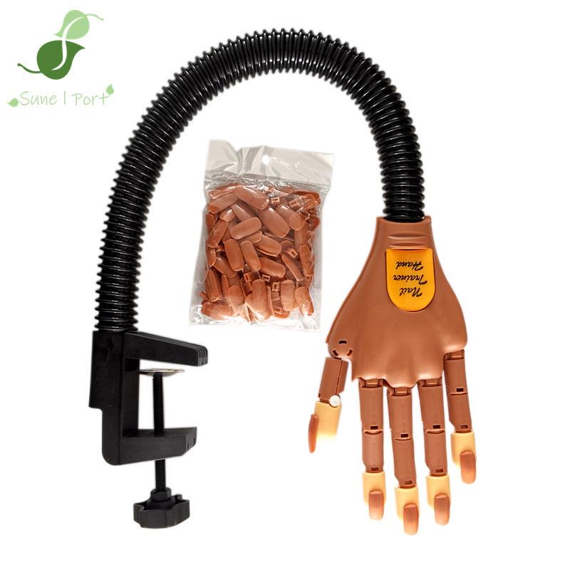 Manicure Joint Prosthetic Hand Model Practice Bendable Finger Movable Mechanical Prosthetic Hand Fixed Bracket with Nail Patch Manicure Joint Prosthetic Hand Model Practice Bendable Finger Movable Mechanical Prosthetic Hand Fixed Bracket with Nail Patch