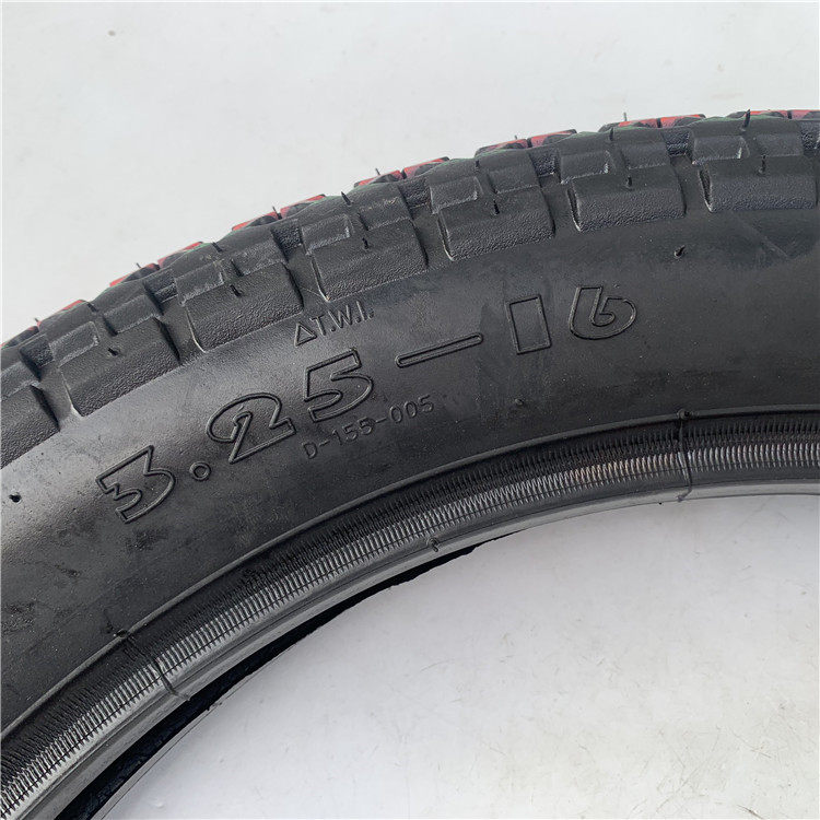Locomotive Tire Electric Tricycle Internal and external tire 3 25-16 tire Front wheel Six Thickened Tire
