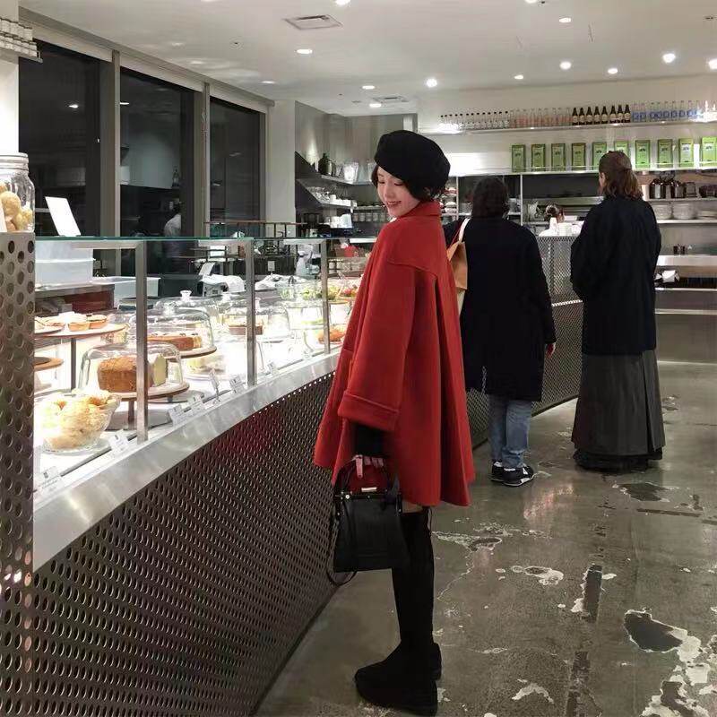 2021 New autumn and winter popular small scents with small sub-temperament cloak wool, what about the coat of women?