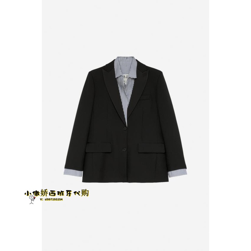 October: Little Bossy Spanish Shopping Agent - Zara Wool Patchwork Blazer 0554/132 0554132