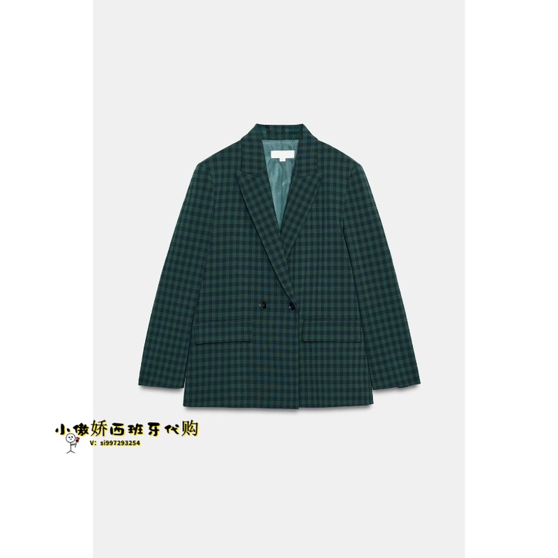 October: Little Bossy Spanish Shopping Agent - Zara Plaid Double-Breasted Blazer 8003/700 8003700 October: Little Bossy Spanish Shopping Agent - Zara Plaid Double-Breasted Blazer 8003/700 8003700