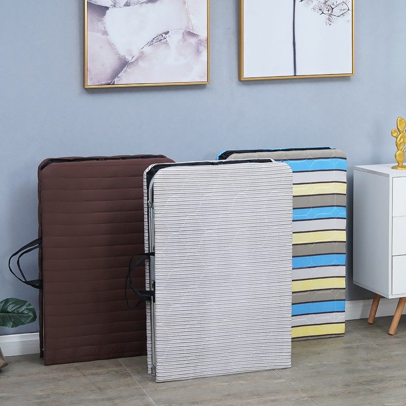 Folding bed single household adult stable afternoon rest bed office nap simple hard board March wooden bed