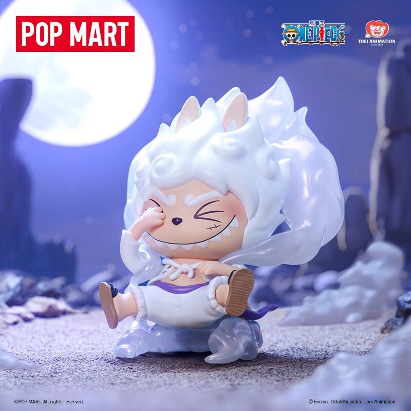 Popmart Labubu × One Piece Blind Box Figure Toy Decoration Doll Gift