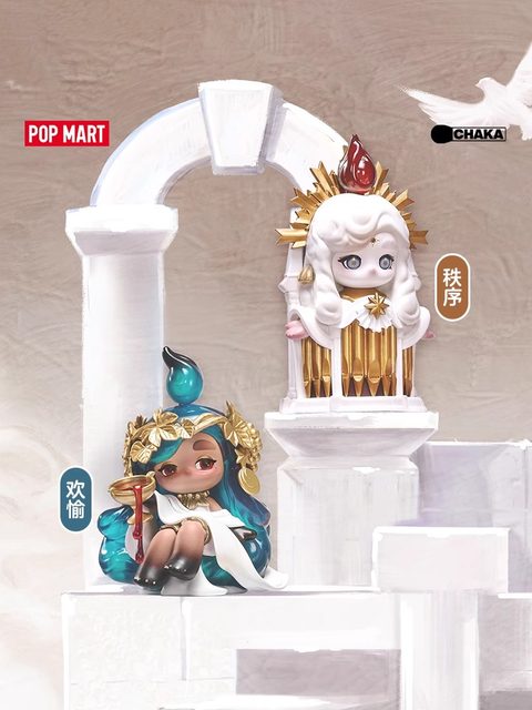 POPMART Bubble Mart CHAKA Candle Language Blind Box Fashion Trend Ornaments Chasing Light Elf Cute Hand Figure Gift
