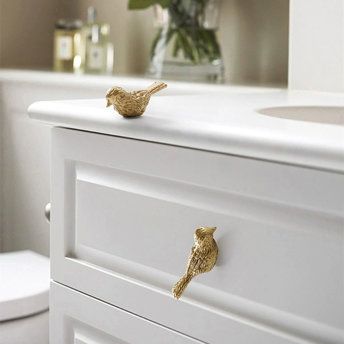 Американская чистая медная ручка легкая роскошная дверь дверь латун