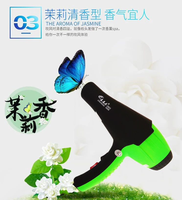 Xinxinlai 3805 ультра -мощная парикмахерская сативает матовая оболочка синяя свет negative ion высокая мощность бесшумная