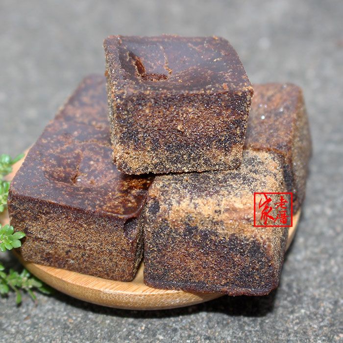 Old Townhouse) Old Red Sugar Black Sugar Block Original Flavor Pure Handmade And Cooked Paleored Sugar Positive Zong 250G