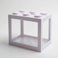 Большой белый пластиковый аквариум