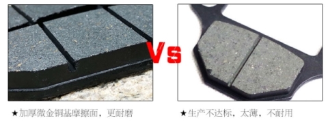 Longxin Xe máy Xe máy Promise CR9 LX650 Bánh trước Phanh Phanh Bánh sau Phanh Pad Pad Ma sát Tấm má phanh xe máy