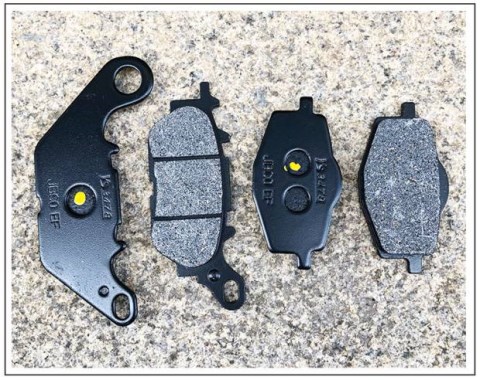 Xe máy Yamaha YBR125 天 bánh trước và sau phanh đĩa phanh phụ kiện phanh trống phanh xe máy