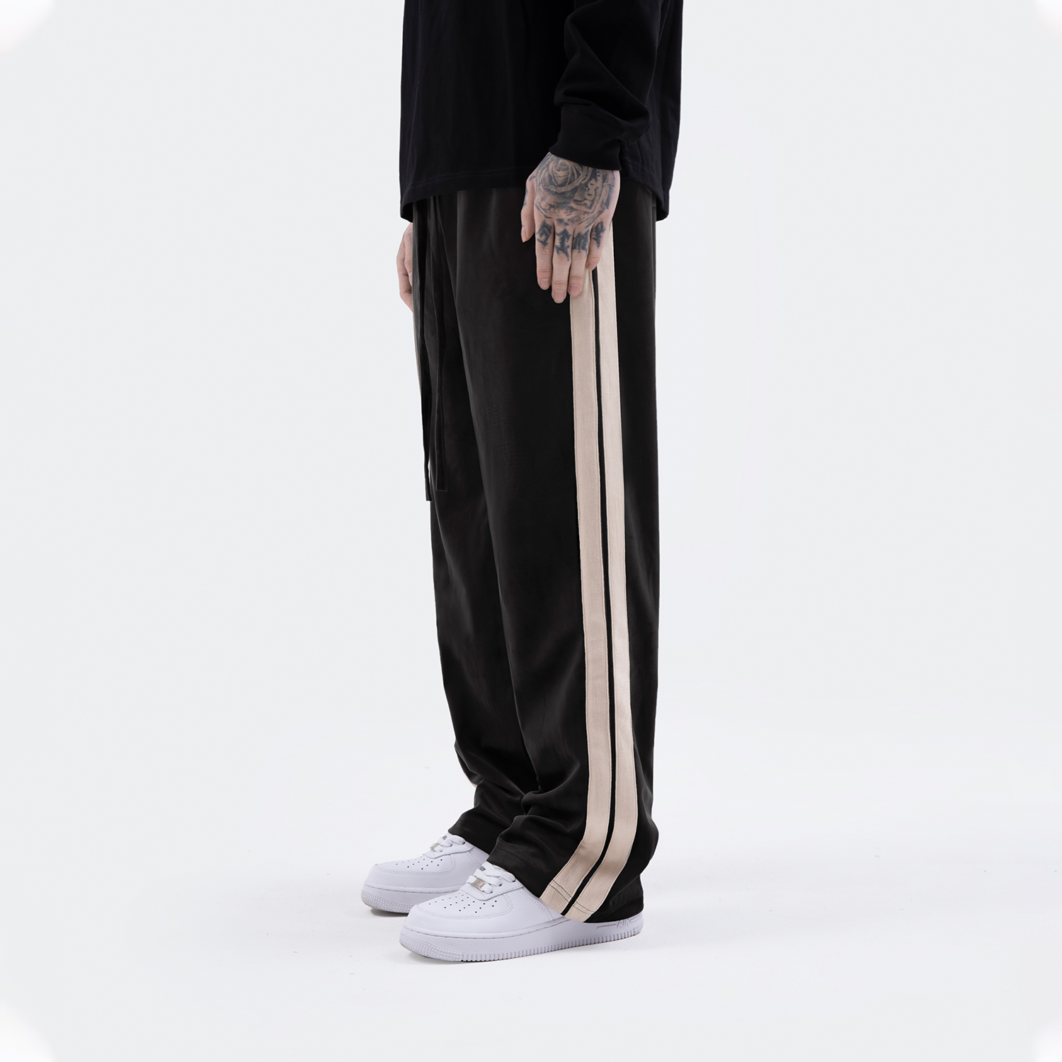 FDR National Tide Men's Wave Signs High Street Couple Velvet Pants Harness Straight Barrel Loose Casual Pants Broadlegged Pants Loose Trousers