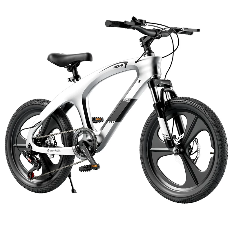 Phoenix, mountain children's bicycle for boys and girls for students, for teenagers, 6-9-12 years, 22 inch