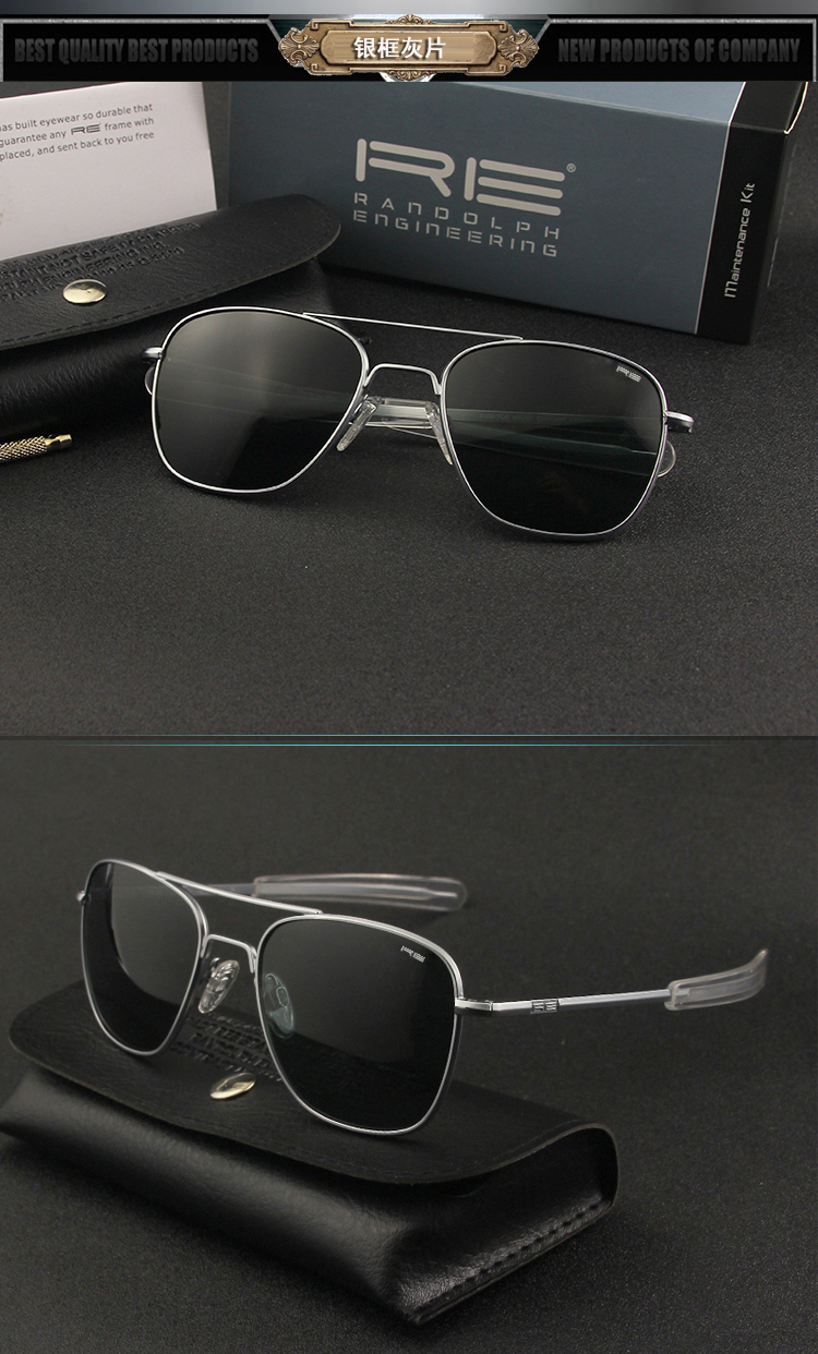 Kính râm RANDOLPH Randolph Kính râm RE Glass Lens USA kính cartier
