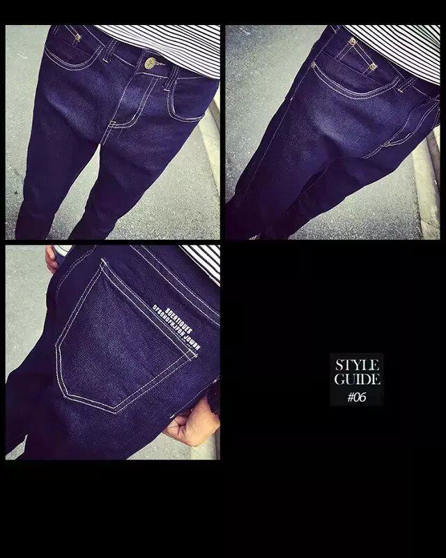 Jeans pour adolescent coupe droite pour Quatre saisons - Ref 1465312 Image 8