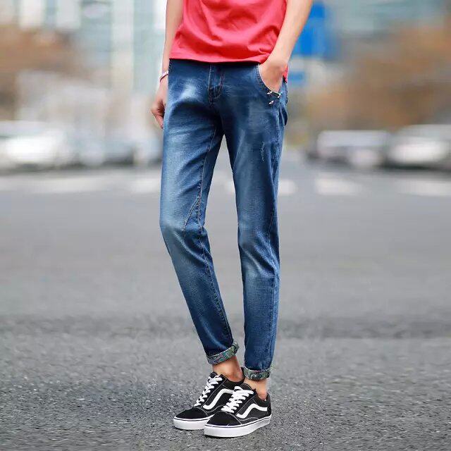 Jeans pour adolescent coupe droite pour Quatre saisons - Ref 1465312 Image 14