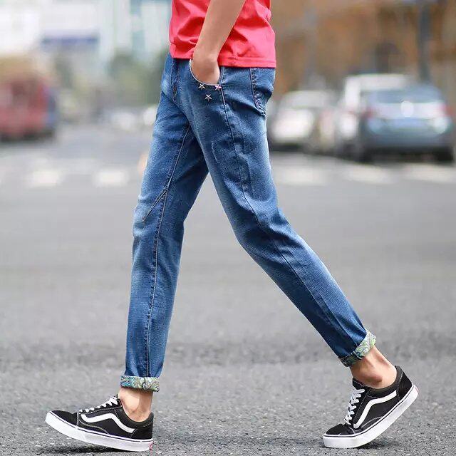 Jeans pour adolescent coupe droite pour Quatre saisons - Ref 1465312 Image 20