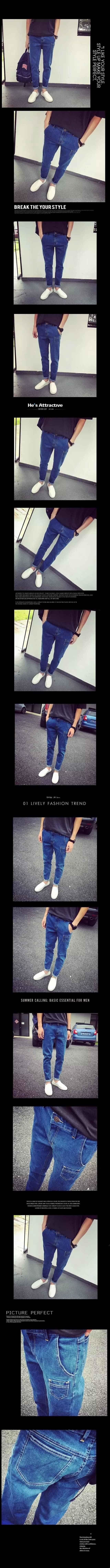 Jeans pour adolescent coupe droite pour Quatre saisons - Ref 1465312 Image 4