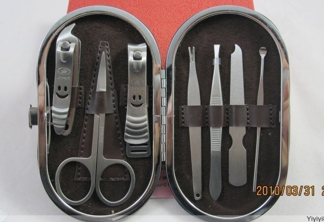 Stainless Steel Nail Clipper Nail Clipper Portable 7-Piece Beauty Clipper Nail Manicure Set