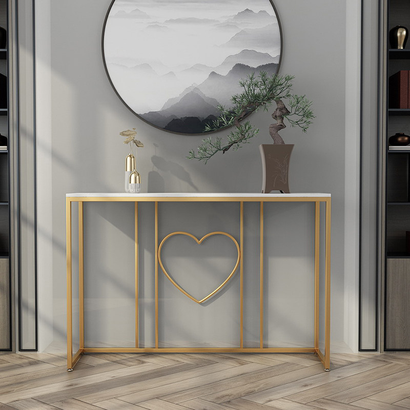 Nordic marble porch table modern minimalist end view table into the home decoration porch table porch cabinet against the wall long table