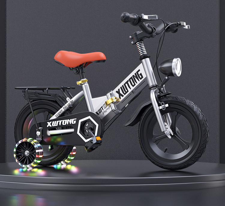 Детский велосипед 儿童自行车折叠3岁5岁6岁8男孩女孩童车小孩16寸18寸中大童脚踏车