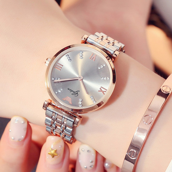 Second-hand women's watches, light luxury, niche women's watches, brand-name authentic high-end women's watches, simple temperament, waterproof