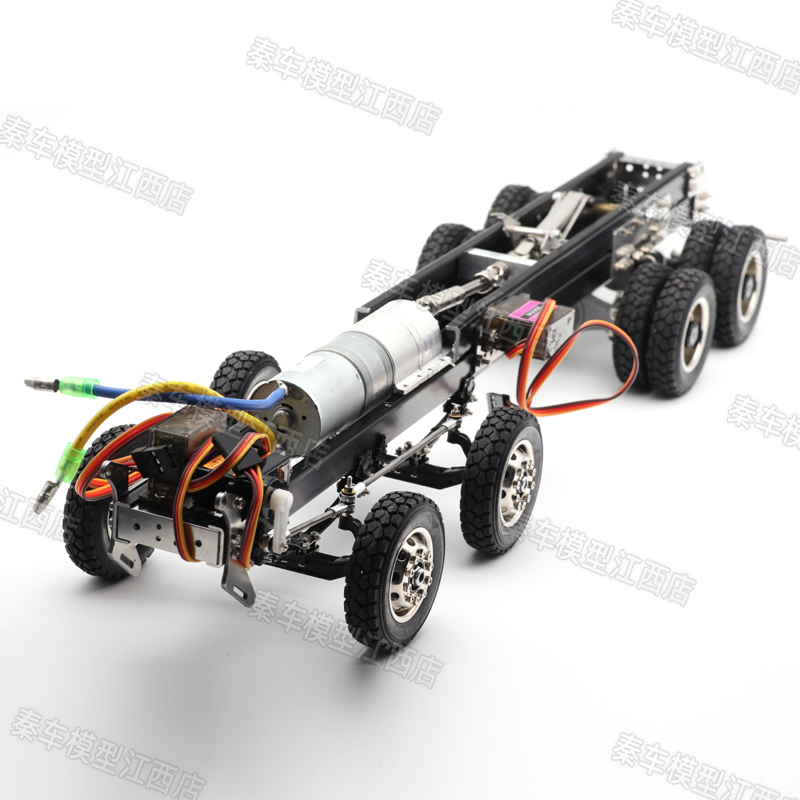 Qin Car Model 1/24 Front Four Rear Eight Dump Truck Static Modification Original Truck Model Kit Chassis Accessories Qin Car Model 1/24 Front Four Rear Eight Dump Truck Static Modification Original Truck Model Kit Chassis Accessories