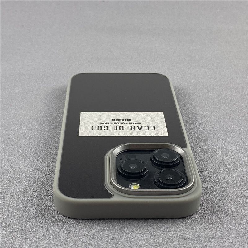 Trendy Brand Fog Fear of God iPhone 16 Pro Max Apple 15 Pro Phone Case 11 Pro Anti-Drop 12 Matte 13 Unisex