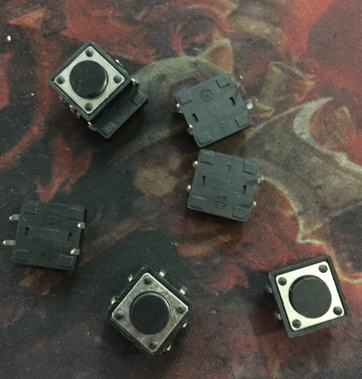 (Jagshower electronic) 12 * 12 * 9MM Light switch Four-foot button switch upright 4 feet