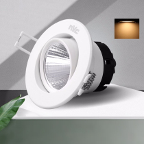 Thunder Lighting Led Anti-glare Spotlight Recessed Home Living Room Washout Wall Display Lamp Aluminum Adjustable Sky Lanterns