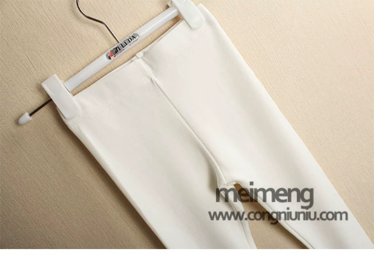 Hai chiếc túi của cô gái độc thân Hàn Quốc mùa xuân và mùa thu xà cạp quần cotton trẻ em phiên bản Hàn Quốc của chiếc quần hoang dã tự trồng