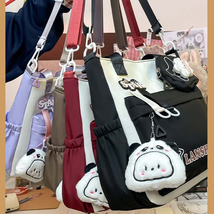 Cute Star Crossbody Bag Girl's Handbag Female High School and Junior High School Student Tutoring Class Bag Large Capacity Shoulder Bag Cute Star Crossbody Bag Girl's Handbag Female High School and Junior High School Student Tutoring Class Bag Large Capacity Shoulder Bag