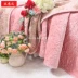 Winter giường sang trọng rửa sạch bông flannel chắp vá chăn mảnh duy nhất của khăn trải giường bông bìa dày mùa xuân và mùa thu mền mỏng - Trải giường Trải giường