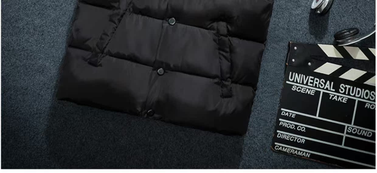 Mùa thu và mùa đông xuống áo vest nam phiên bản Hàn Quốc của thủy triều Slim đôi vest vest anh chàng đẹp trai cổ áo khoác nam đồ thể thao nam
