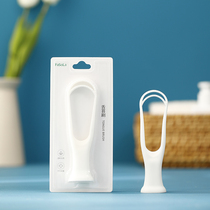 FaSoLa tongue brush tongue scraper anti-bad breath tongue coating cleaner to tongue coating artifact scraping tongue plate portable