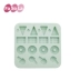 Fondant Star Lollipop Cake Chocolate Mold Baking Silicone Tự làm Kẹo cầm tay Hộ gia đình Không độc hại khuôn bánh nhúng Tự làm khuôn nướng