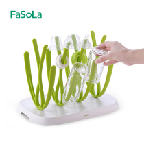 FaSoLa bottle drain rack Dust-proof drying bottle rack Bottle drying drying stand Cup drying rack