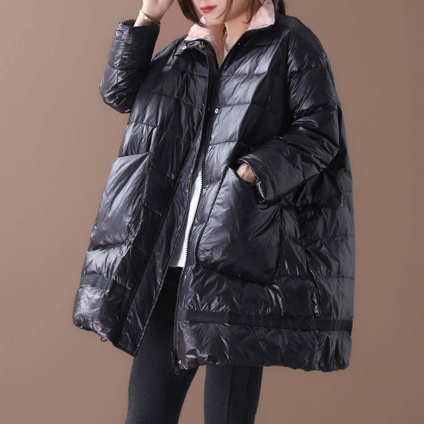 pregnant women's winter cotton coat fashion loose down jacket large size coat medium long pregnancy thick cotton padded