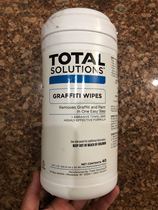 Off-the-shelf Total Solutions Graffiti Remover Wipes 40 ct Also Highly