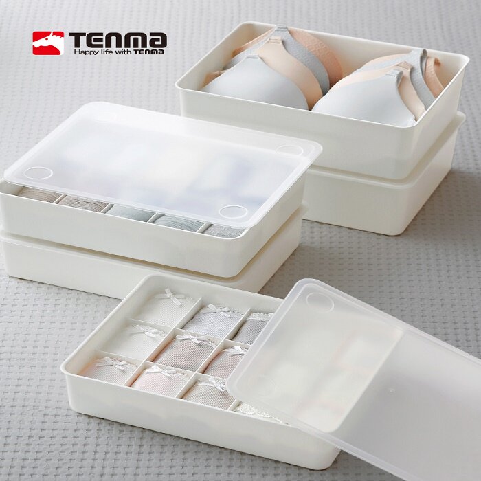 Japan Tianma Tenma Underwear Containing Box Home Bra Underpants Socks Plastic Storage Box Underwear