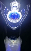 Xe máy đôi Piaggio Robinson 150-8 đôi thấu kính ánh sáng thiên thần quỷ mắt Xenon - Đèn HID xe máy đèn phá sương mù xe máy