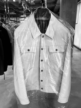 LA CALIFFA Heart of Marmara Supreme Fetal Leather TF President Style Slim Denim Jacket