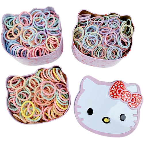 Детская резинка для волос, маленький безвредный эластичный детский аксессуар для волос с косичкой, не повреждает волосы